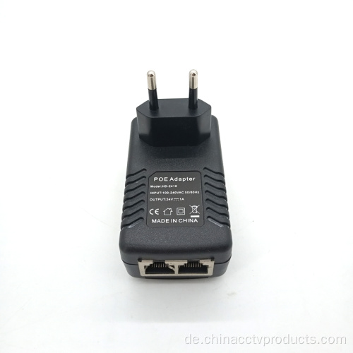 100 Mbps 48V passive 802.3AF / bei PSE Power Poe Injector